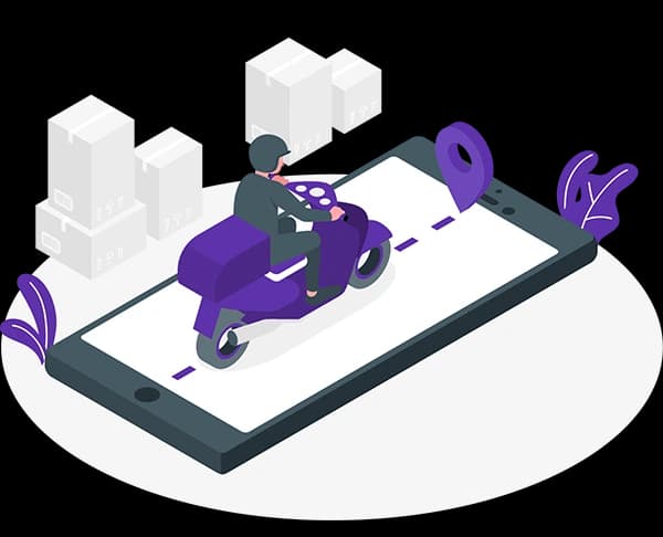 Illustration of delivery