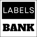 Labels Bank logo with black text on white background
